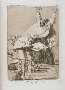 ロスカプリチョスのプレート、1797年〜1798年 作： Francisco de Goya